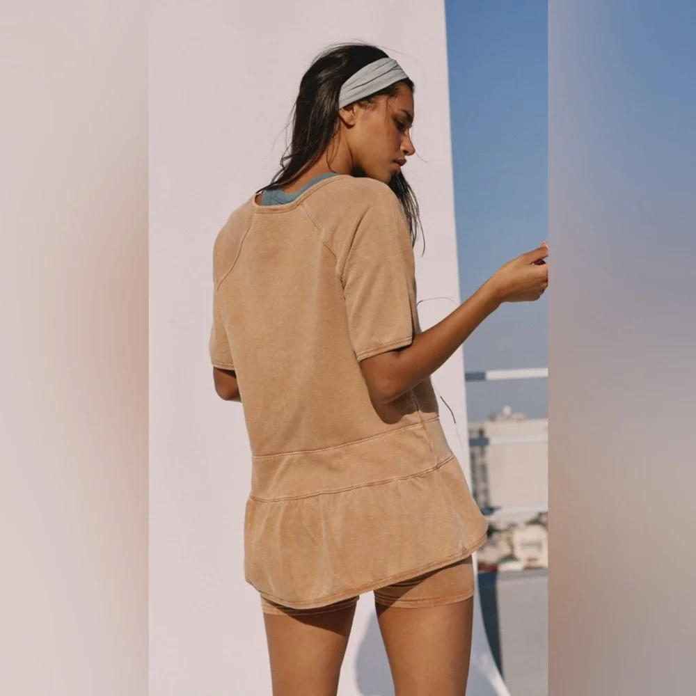 Free People Movement ~Elements Set ~ XS ~ Tan/Camel ~ * NWT * - Picture 9 of 10